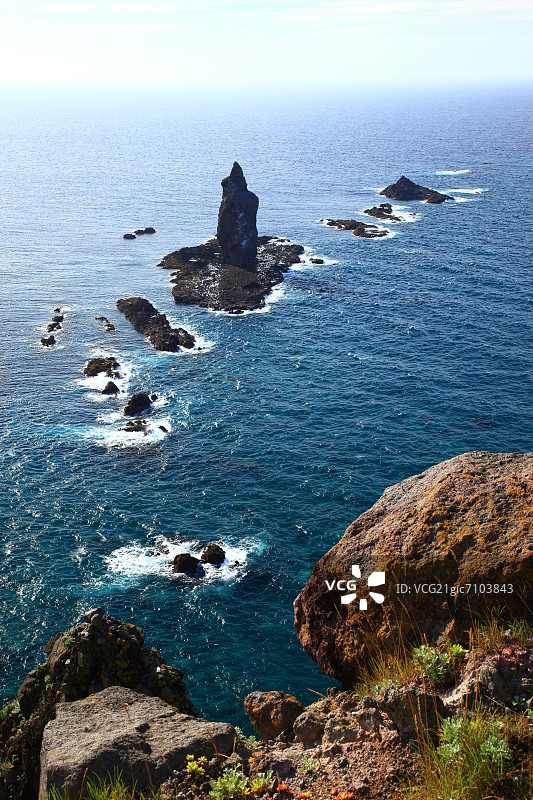 积丹半岛神威岬，北海道图片素材