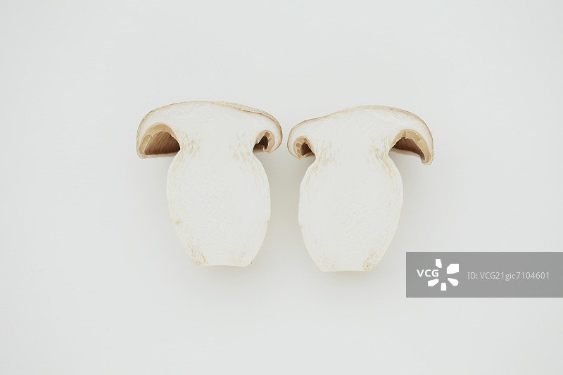 切割真姬菇图片素材