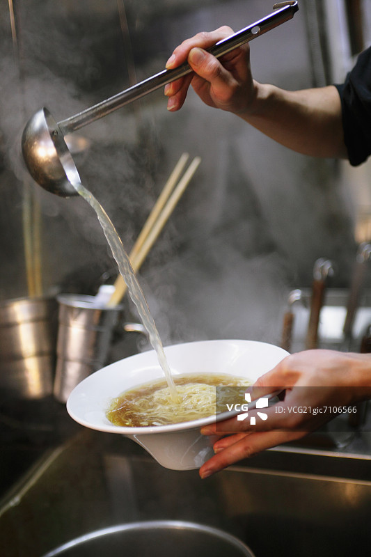 烹饪拉面图片素材