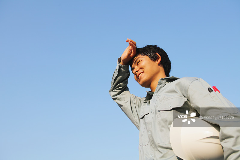 建筑工地上的工人图片素材