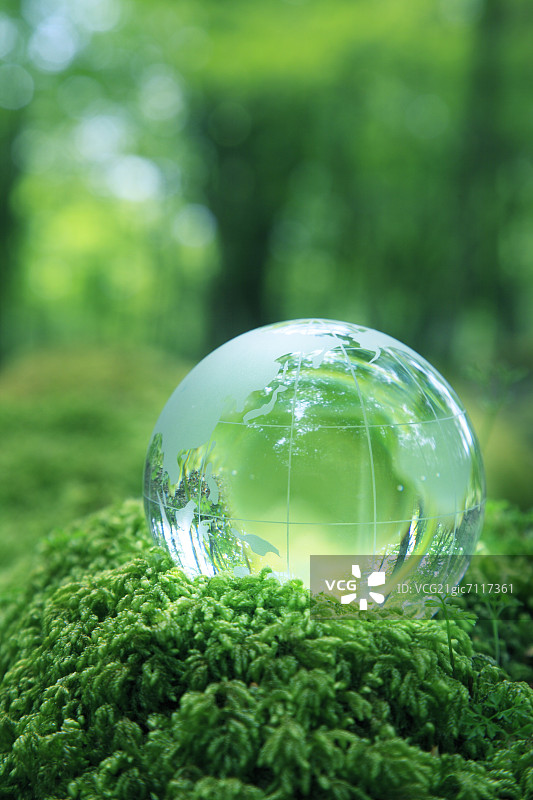 玻璃球体图片素材