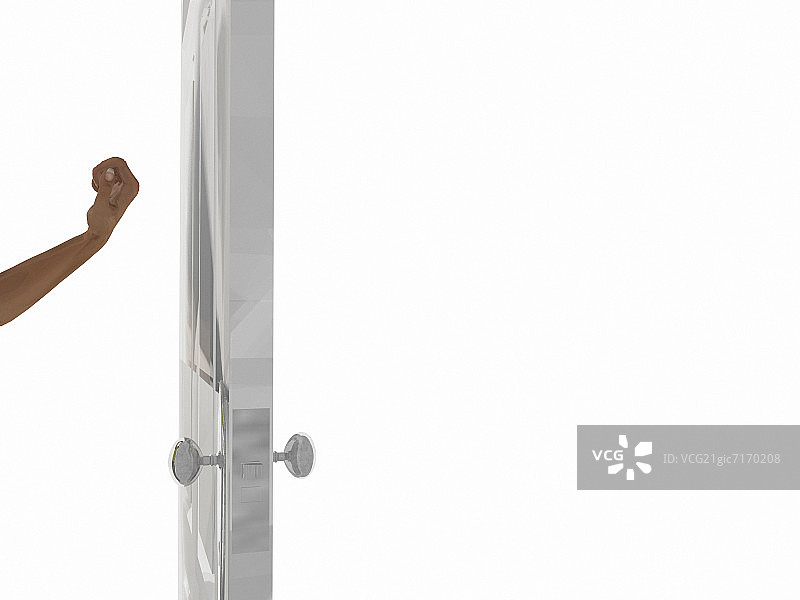 手敲门图片素材