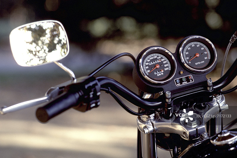 摩托车特写图片素材