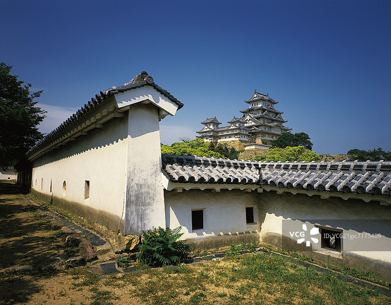 日本兵库县姬路市姬路城图片素材