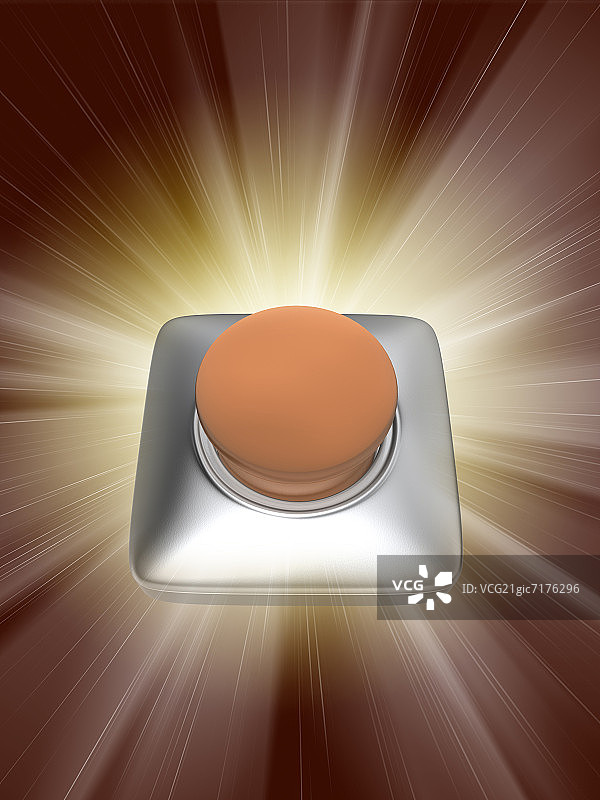 阳光下的橙色按钮图片素材