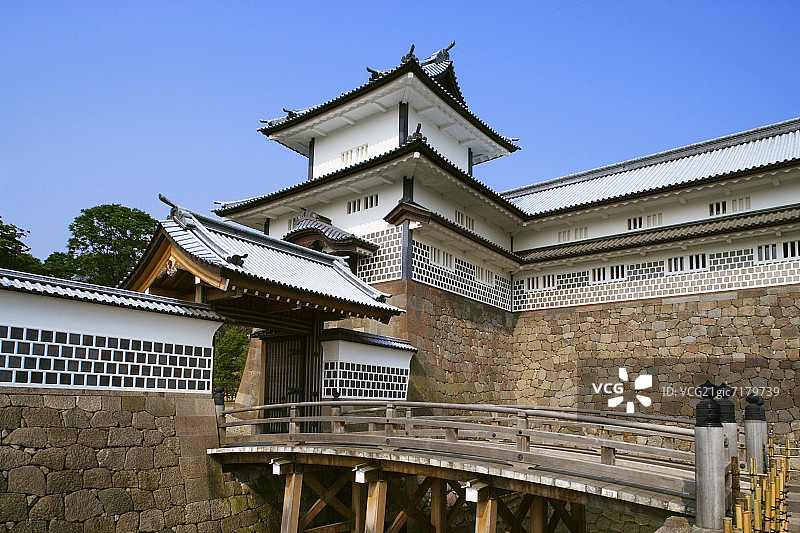 日本石川县金泽市金泽城图片素材