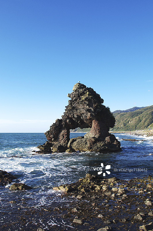 Madoiva岩层（窗岩）图片素材