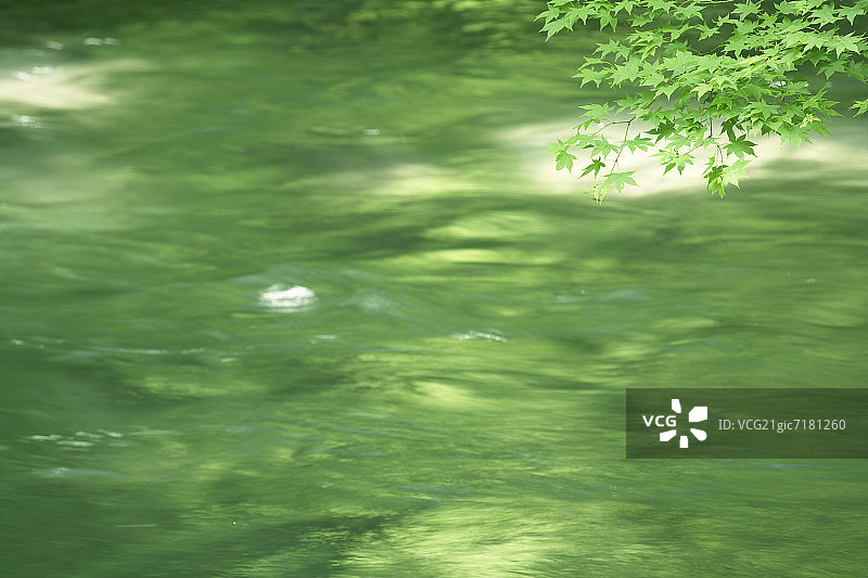 日本青森县奥入濑川图片素材