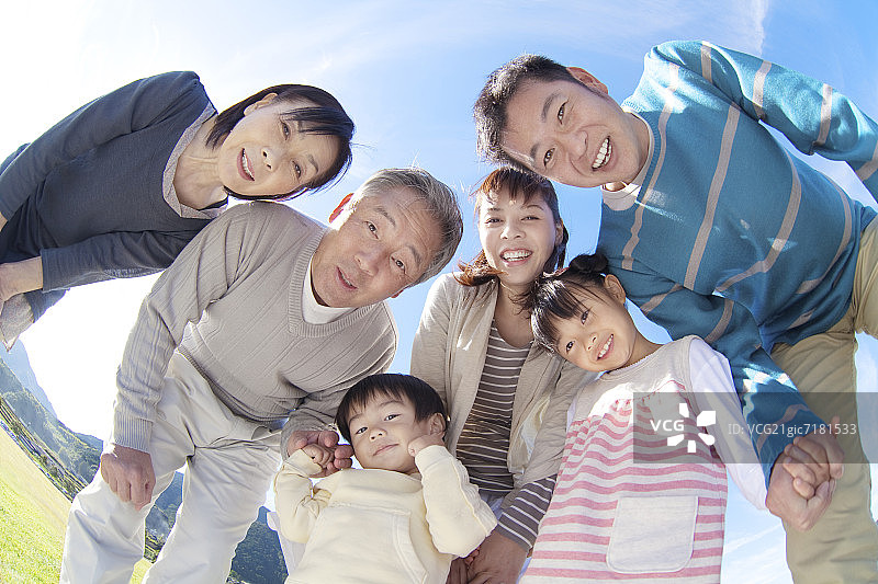 三代家庭图片素材