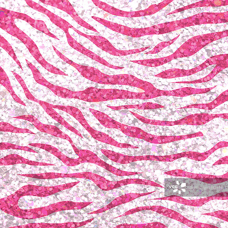 粉色闪光虎纹图片素材