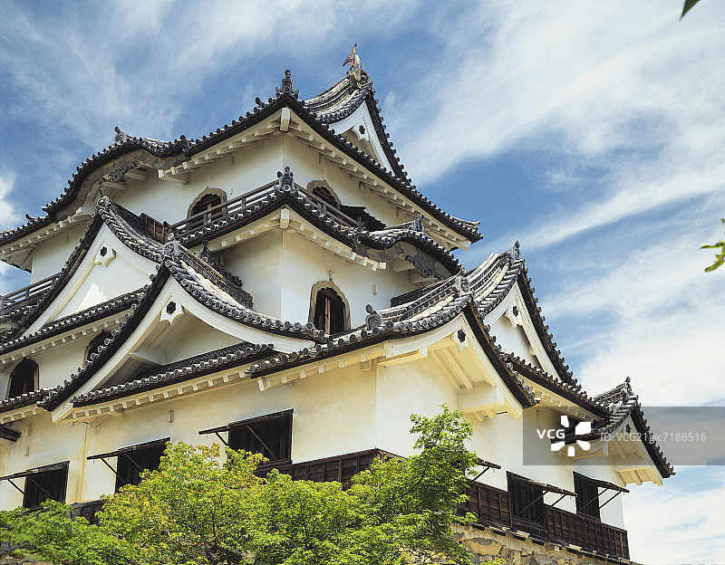 日本滋贺县彦根市彦根城图片素材