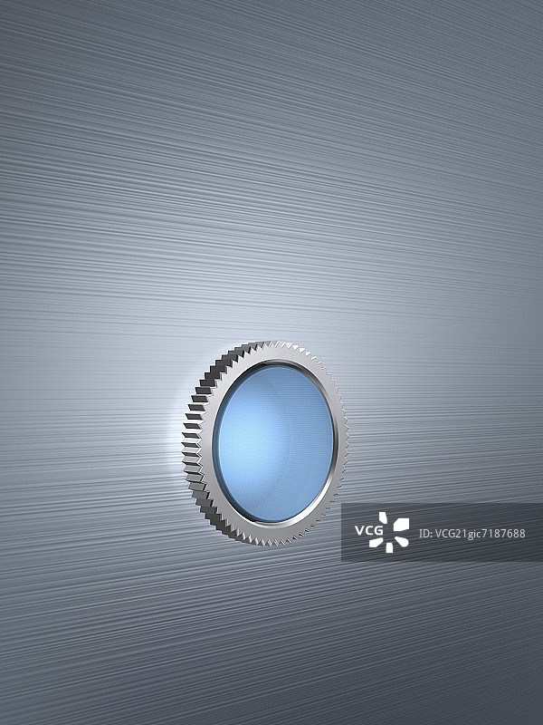 墙上的蓝色按钮图片素材