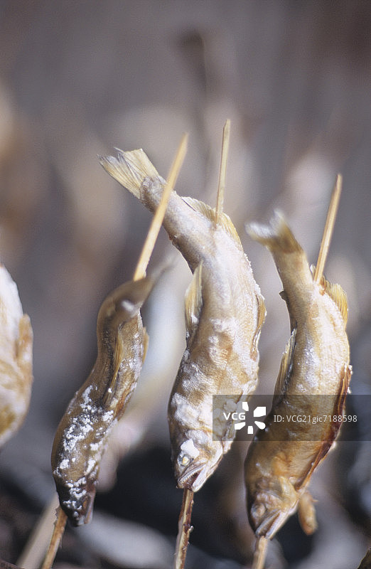 盐烤香鱼图片素材