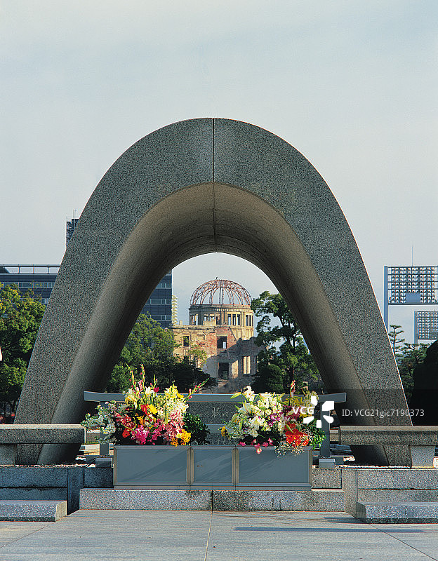 日本广岛县广岛和平纪念公园图片素材