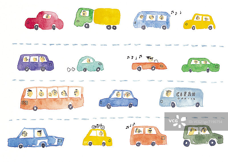 汽车行驶图片素材