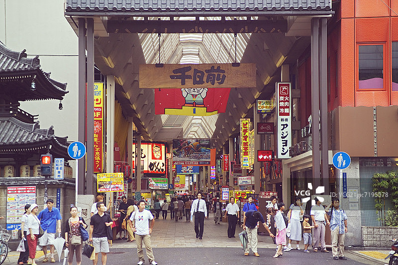 日本大阪通天阁图片素材