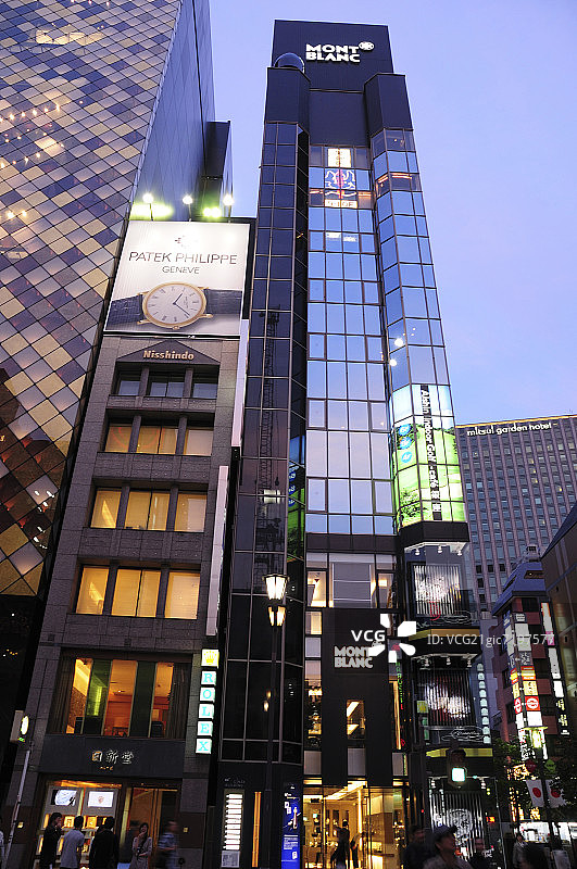 银座7丁目图片素材