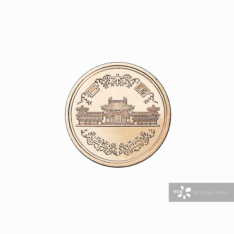 10日元硬币图片素材