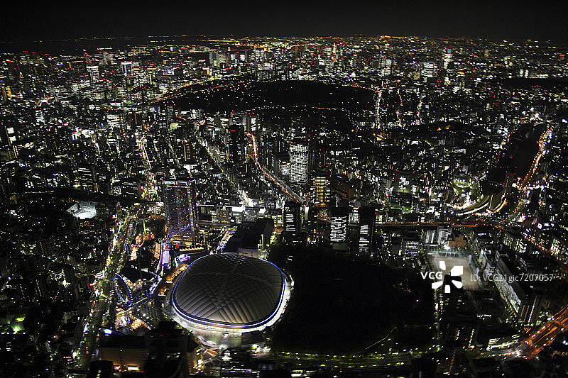 日本本州东京都市区航拍图片素材
