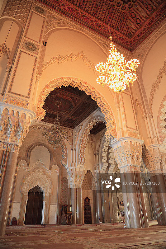 摩洛哥卡萨布兰卡哈桑二世清真寺图片素材