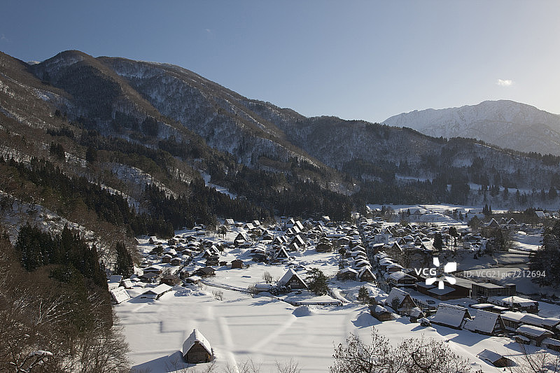 合掌造农舍图片素材