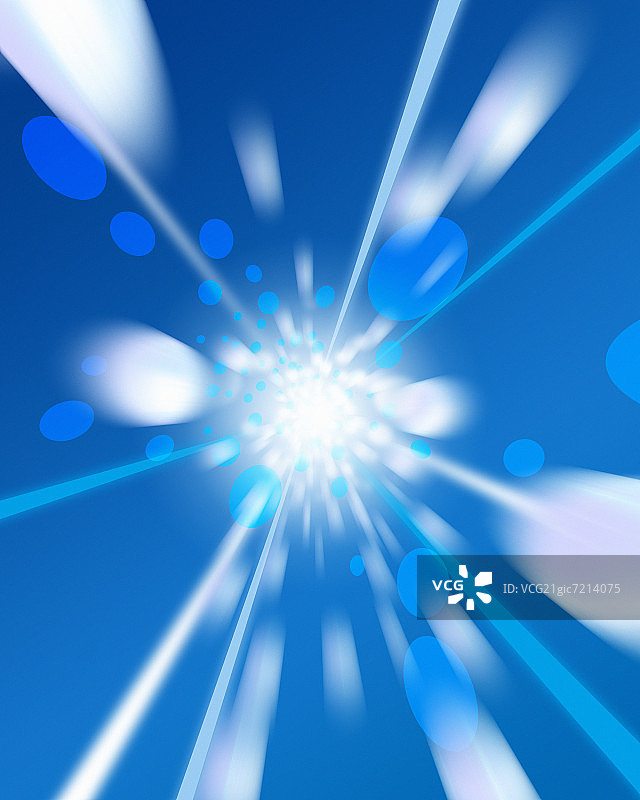 球体加速消失点抽象图像图片素材