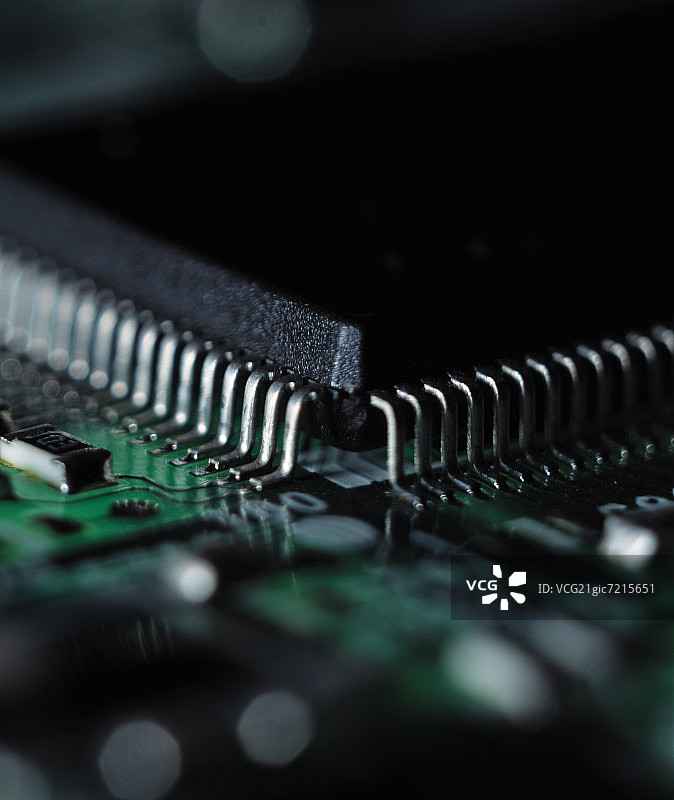 电脑配件特写图片素材