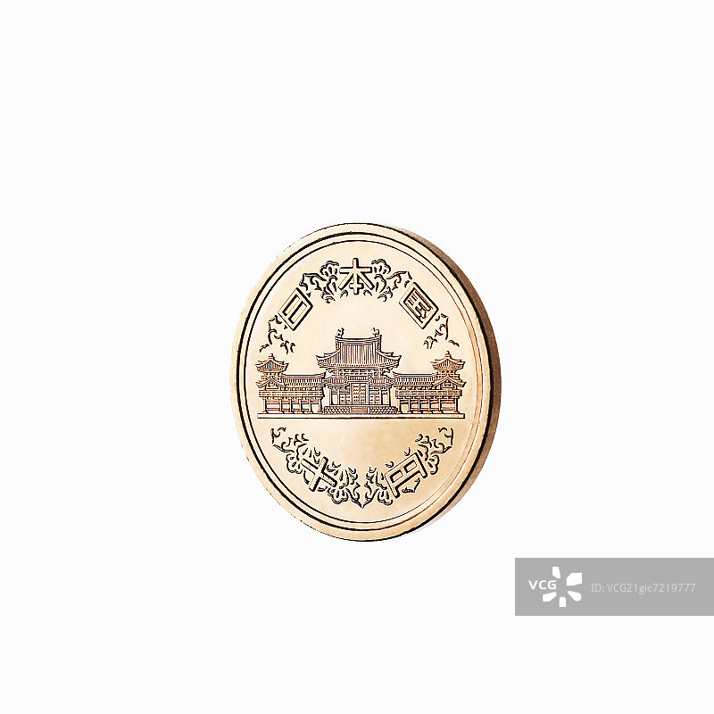 10日元硬币图片素材