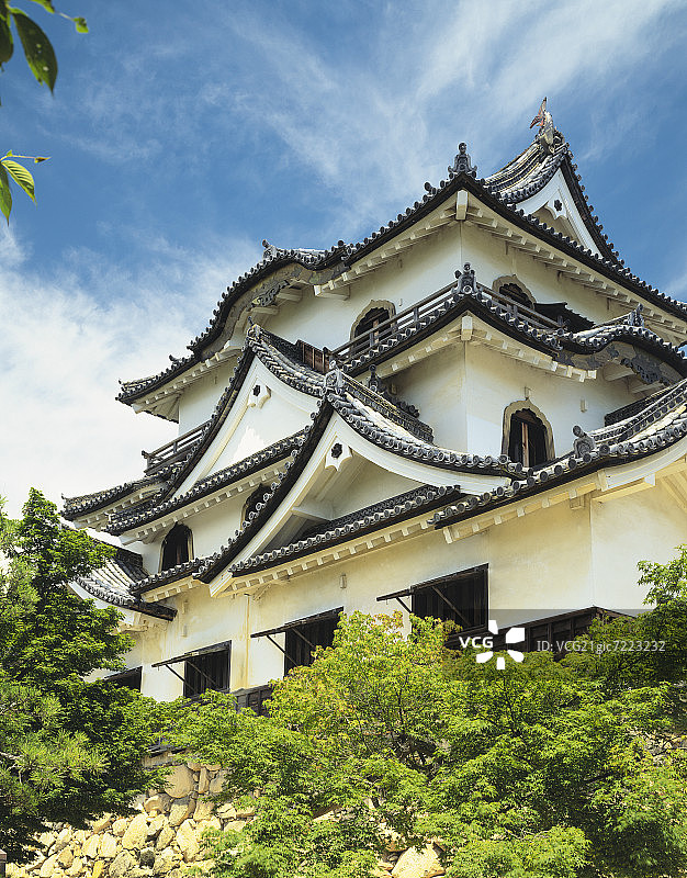 日本滋贺县彦根城图片素材