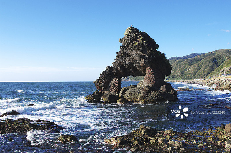 Madoiva岩层（窗岩）图片素材