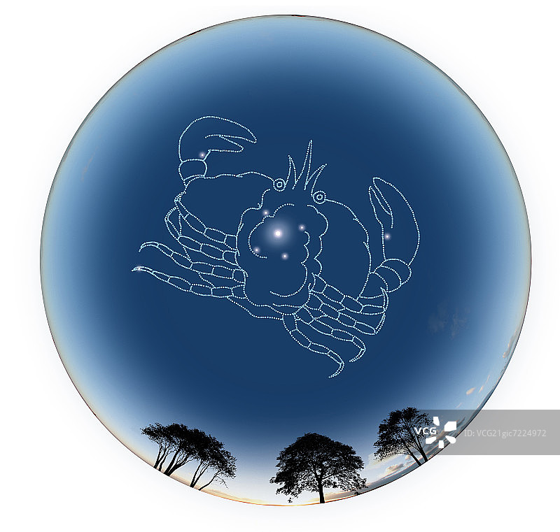 巨蟹座星座图片素材