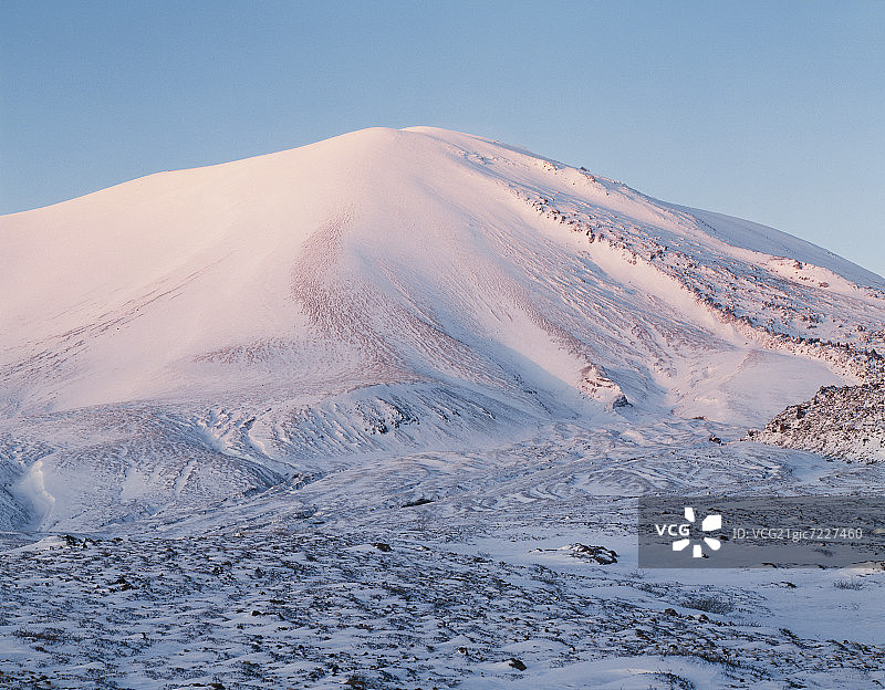 日本群马县浅间山图片素材