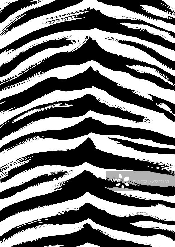 黑白虎纹图案图片素材