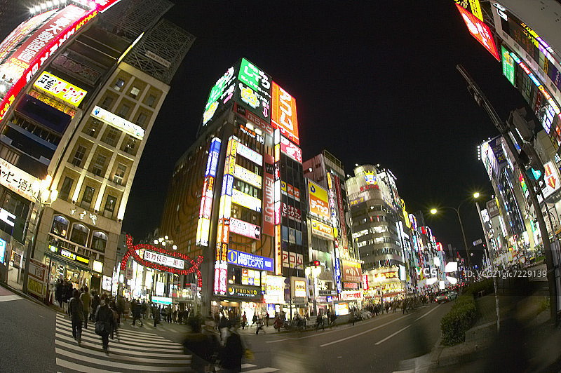 夜间歌舞伎图片素材