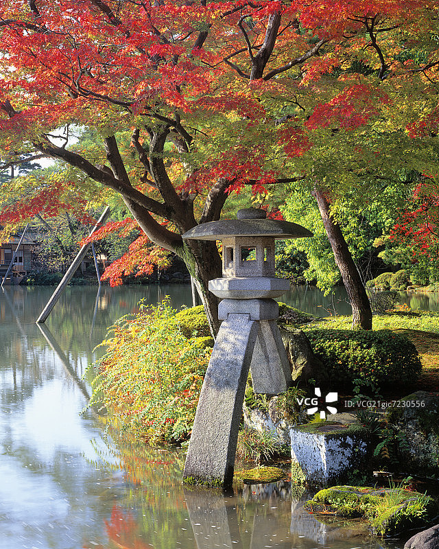 日本本州石川县兼六园图片素材