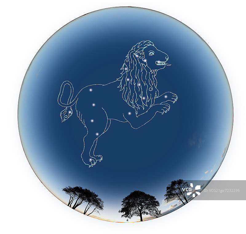 狮子座星座图片素材