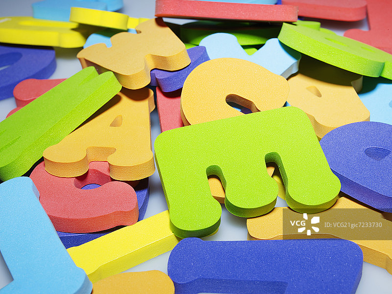 橡胶字母图片素材