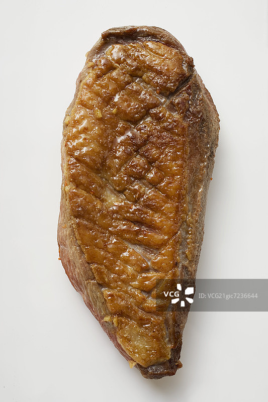 煎鸭胸图片素材