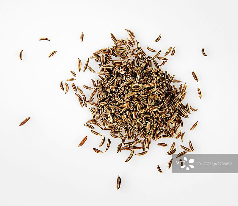 未研磨的香芹籽图片素材