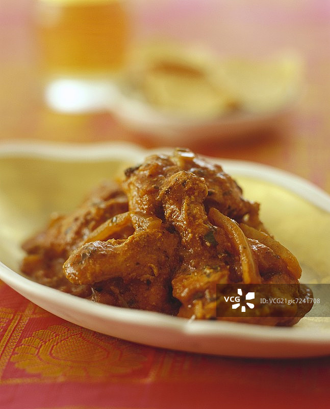 印度羊肉咖喱图片素材