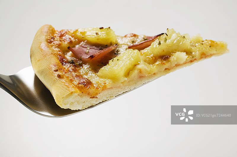 夏威夷披萨切片图片素材