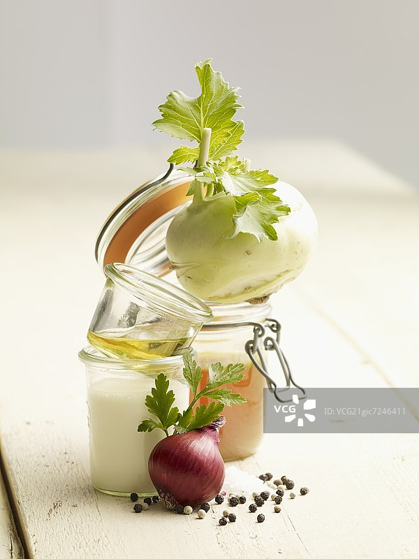 奶油芜菁汤食材图片素材