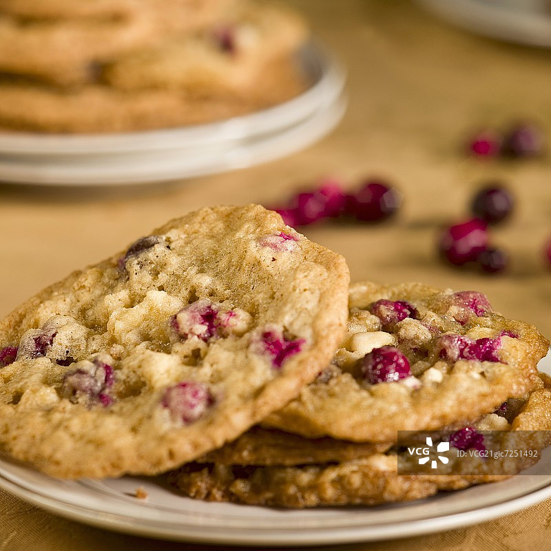 自制蔓越莓饼干图片素材