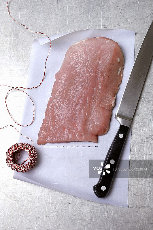 细绳小牛肉片图片素材