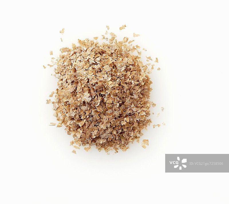 俯视角度的小麦麸皮图片素材