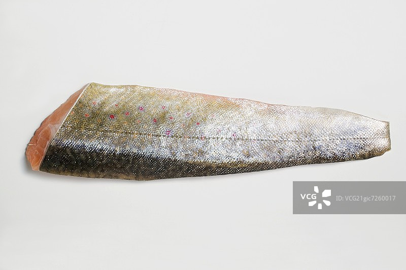 无头虹鳟鱼图片素材