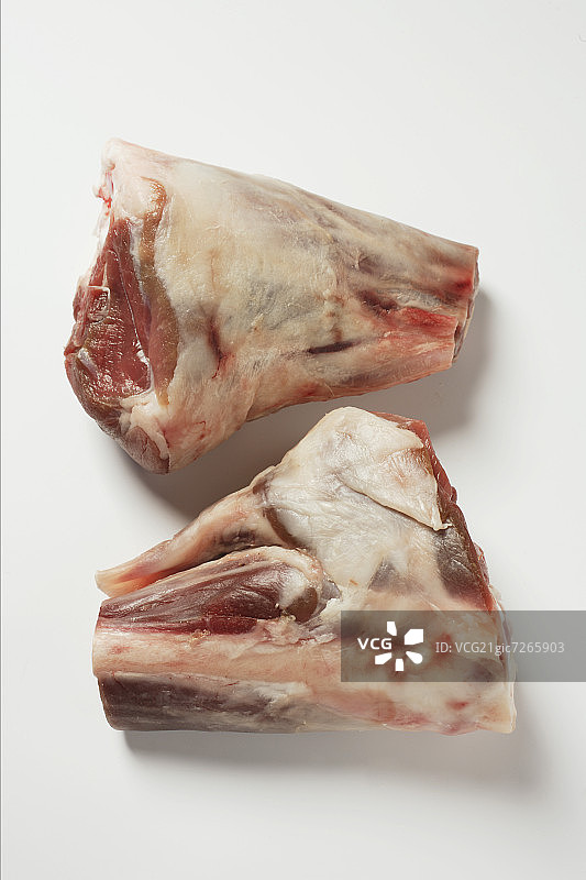 两个猪蹄图片素材