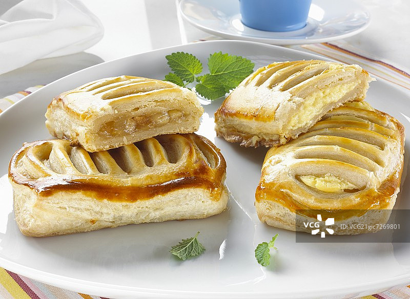 苹果馅饼和夸克馅饼图片素材