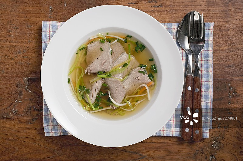 牛肉清汤图片素材