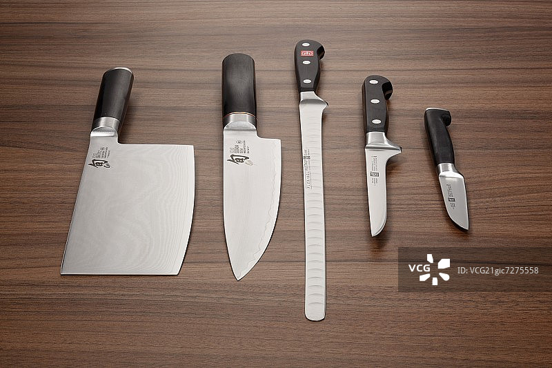 各种厨房刀具图片素材